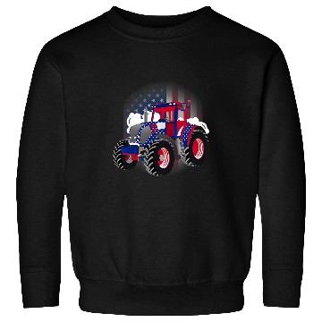 Discover Tractor driving 4th of July tractor pulling or tractor pulling Sweatshirts