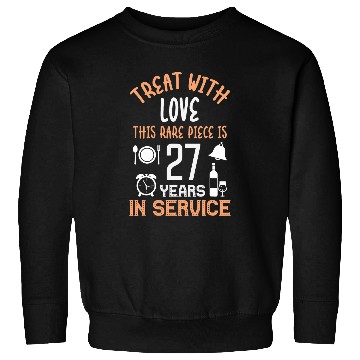 Discover 27 Years in Service Working Anniversary Proud Housekeeper Sweatshirts