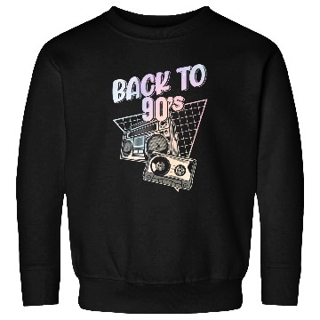 Discover Back To 90s Cassette Mixtape Sweatshirts