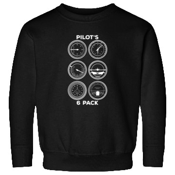 Discover Pilots 6 Pack Pilot Design Sweatshirts