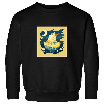 Discover Surrealism Japanese Painting Banana Pudding Sweatshirts