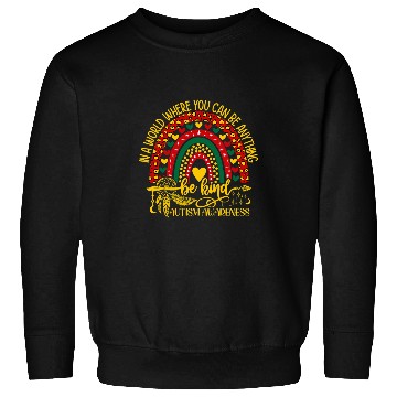 Discover Autism Awareness Be Kind Leopard Rainbow Choose Kindness Neurodiverse Sweatshirts