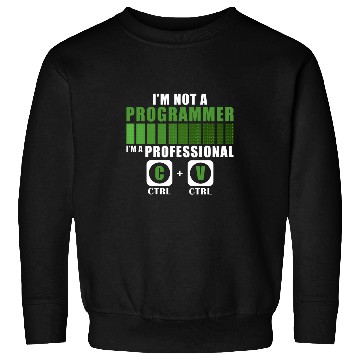 Discover Im Not A Programmer Funny Programming Computer Coder Sweatshirts