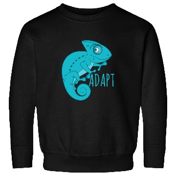 Discover Chameleon Blue Art Chameleon Adapt Sweatshirts