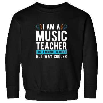 Discover Music Professor School Cool Music Teacher Sweatshirts