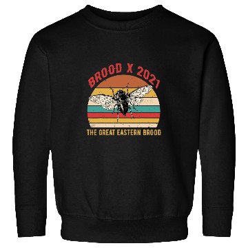 Discover Cicada Brood X 2The Great Eastern Brood 17 Year Insect Sweatshirts