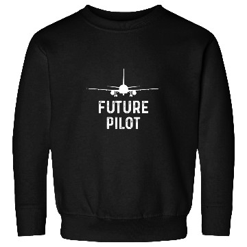 Discover Future Pilot Airplane Pilot Aviation Sweatshirts