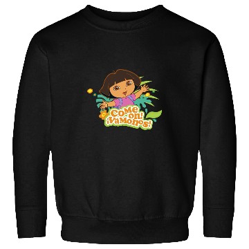 Discover Dora the Explorer Come On Vamanos Dora Tropical Portrait Sweatshirts