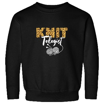 Discover Knitting Yarn Leopard Cheetah Tologist Sweatshirts