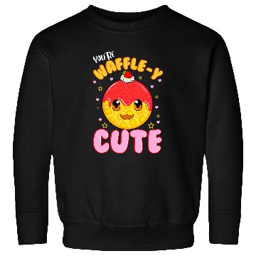 Discover Waffle Lover Super Cute Strawberry Jam Waffle Breakfast Sweatshirts
