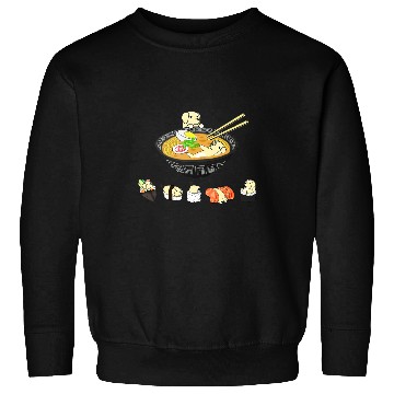Discover Labrador Lab Dog Sushi Ramen Bowl Japanese Kawaii Dog Mom Sweatshirts