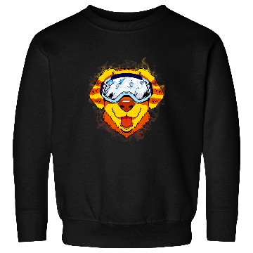 Discover Skydiving Gift Water Splash Falling Skydiving Pig Sweatshirts