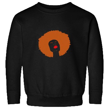 Discover Afro Pride Natural Strong Black Melanin Hair Kind Pride Sweatshirts