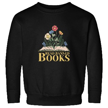 Discover Reading Book Read Banned Books Reader Sweatshirts