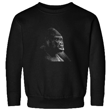 Discover Gorilla Portrait Art Sweatshirts