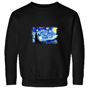 Discover Stylish vintages Art Starry Night Vincent Van Gogh Classic 2 Sweatshirts