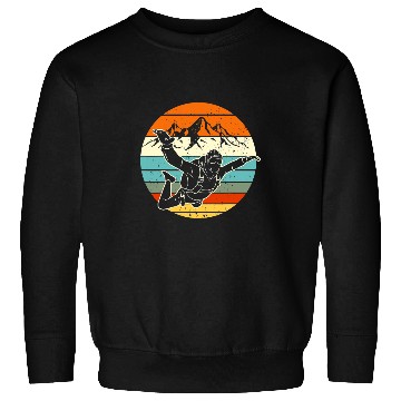 Discover Skydiving Gift vintages Skydiving Gift Retro Parachuting Skydiver Sweatshirts