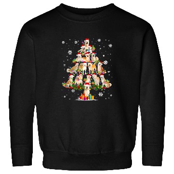 Discover Dog Shiba Inu Santa Family Lover Christmas Tree xmass Light Sweatshirts