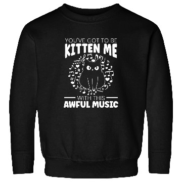 Discover Angry Cat Black Cat Sweatshirts