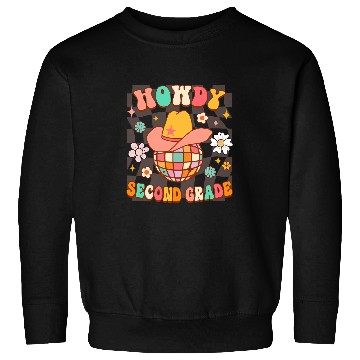 Discover 2nd Grade Teacher Rodeo Country Western Howdy Second Grade Sweatshirts