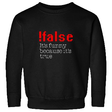 Discover False Its True Programming Programmer 2 Sweatshirts