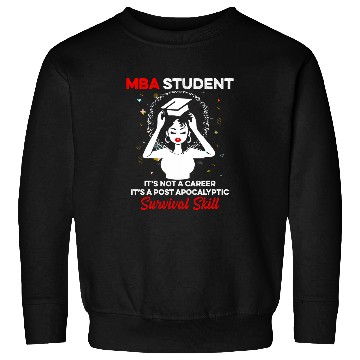 Discover MBA Student Plan Business Degree Graduation Sweatshirts