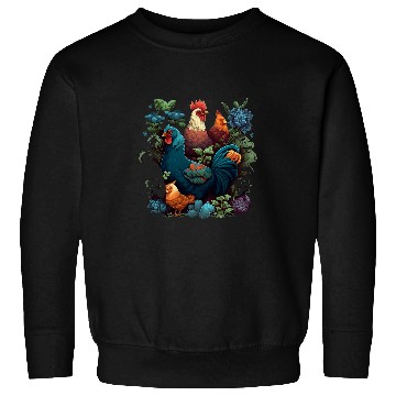 Discover Gardening Plants and chickens 5 Sweatshirts