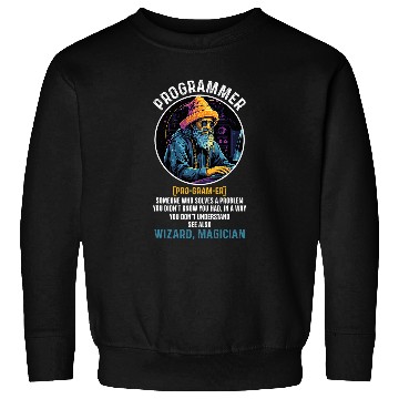 Discover Funny Programmer Definition Coding Tech Software Engineers Sweatshirts