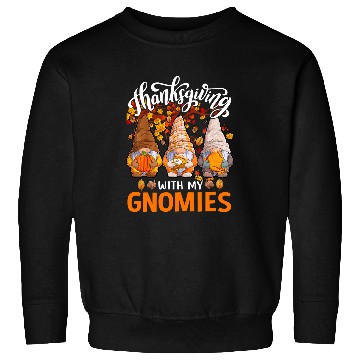 Discover Pumpkin Gnomes Fall Autumn Cute Thanksgiving 184 Sweatshirts
