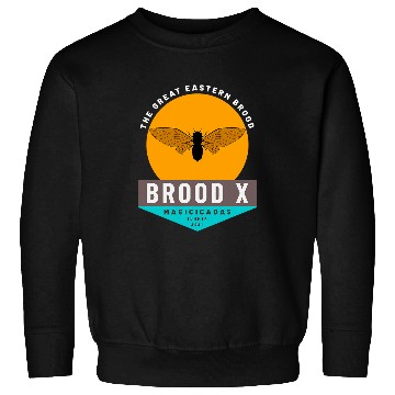 Discover Cicada Brood X Bugs 2Eastern Reemergence Insects 17 Years Sweatshirts