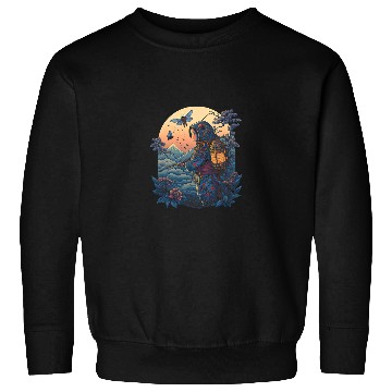 Discover Surrealism Japanese Painting Bug Catcher Sweatshirts