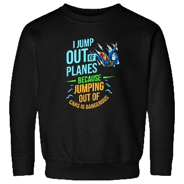 Discover Skydiving Gift Parachuting Skydiving Gift Parachute Jump Sweatshirts