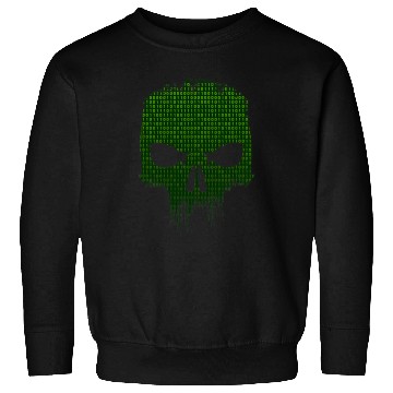 Discover Skeletons Skulls Binary Code Skull Computer Programmer Developer Tech Geek Skull Sweatshirts