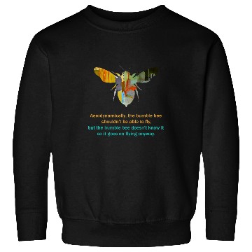 Discover BUMBLEBEE SILHOUETTE ART Sweatshirts