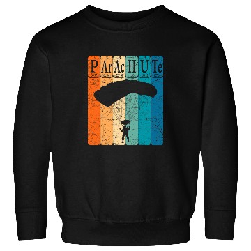 Discover Skydiving Gift Skydiver Periodic Table Elements Skydiving Parachute 1 Sweatshirts