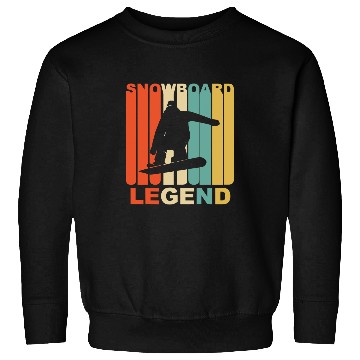 Discover Skiing Ski vintages 1970s Style Snowboard Legend Snowboarding Sweatshirts