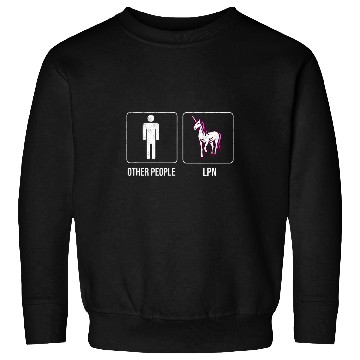 Discover LNP Unicorn LPN Nursing Student Licensed Practical nurses Sweatshirts