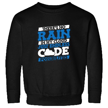 Discover Funny Cloud Engineer Coder Programmer Cloud Computing Sweatshirts