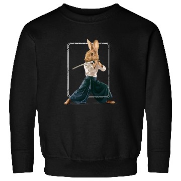 Discover FANCY ART RABBIT NINJA FIGHTER Sweatshirts