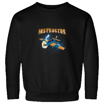 Discover Flight Instructor Pilot School Airplane Teacher Sweatshirts