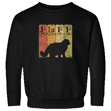 Discover Fluff Cat Periodic Table Elements Cat Lover Cat Scientist 4 Sweatshirts