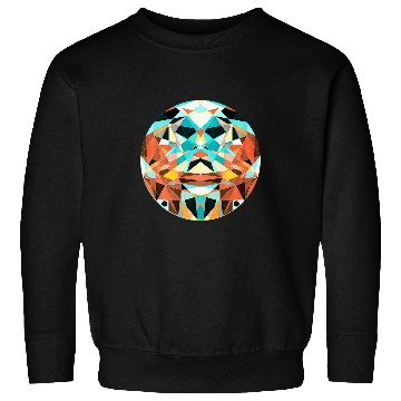 Discover Circle Abstract Geometry Art Sweatshirts