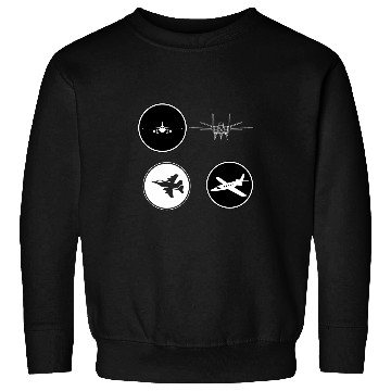 Discover Funny Retro vintages Airplane Aviation Pilot Gift 2 Sweatshirts