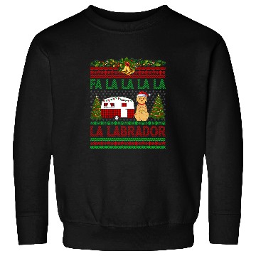 Discover Labrador Lab Dog Fa La La La La La Labrador Sweatshirts