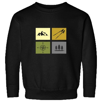 Discover Hiking Hiker Apparel Outdoor Backpacking Hiking 3 Hike Sweatshirts