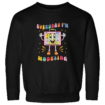 Discover AAC SLP Speech Language Pathologist Everyday Im Modeling Sweatshirts