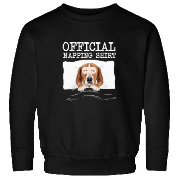 Discover Funny Official Napping Sleeping English Foxhound Sweatshirts
