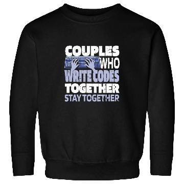 Discover Programmer Couple Programming Software Engineer Coder Sweatshirts