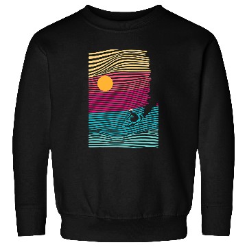 Discover Surf Life Christmas In July Retro Beach Summer Vacation Surfer Sweatshirts