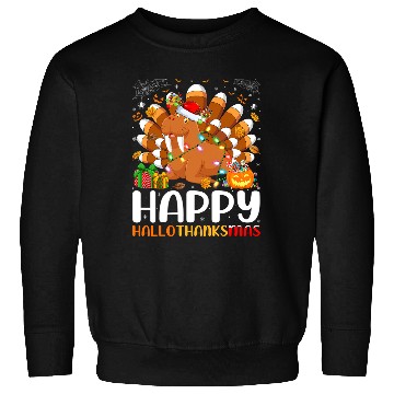 Discover Walrus Lover Halloween Christmas Happy Hallothanksmas Sweatshirts